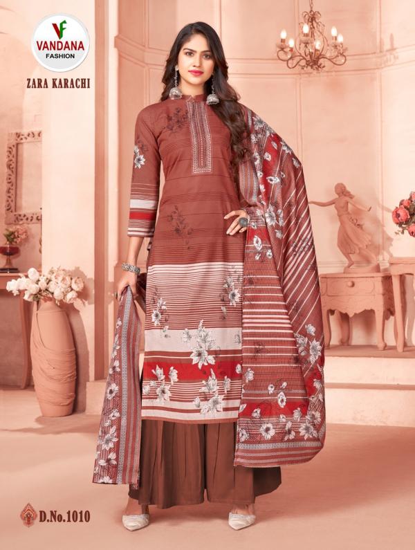 Vanadan Zara Karachi Cotton Designer Dress Material